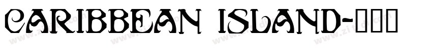 Caribbean Island字体转换